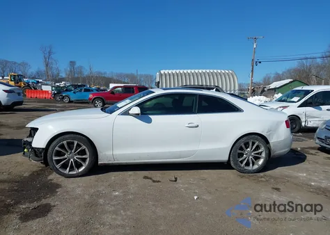 2013 Audi A5 2.0T Premium from USA, damaged, VIN WAUCFAFR0DA054211
